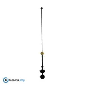 Neu Ersatzquarz extra lang 110 mm schwarz Metall zweite Uhr Handpresse Passform  - Bild 1 von 1