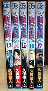 1st Print OBI 5book BLEACH Comic Vol 13.14.15.16.17 Japanese Manga Rare Vintage - Bild 1 von 12