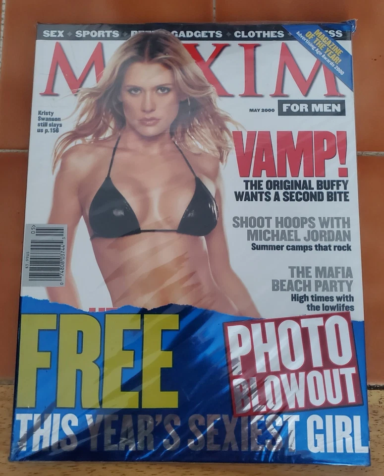 Maxim Magazine May 2000 Kristy Swanson EX No Ml 051217nonjhe