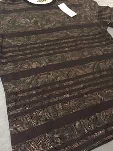 STAPLE STRIPED T SHIRT IN OLIVE SZ L !!! NEW !!! - Bild 1 von 9