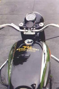 BSA ROYAL TOURIST GOLDEN FLASH number plate / tank vinyl sticker 1960-63 A10 US - Bild 1 von 14