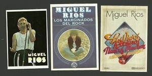 Miguel Rios Spanish singer, composer, actor Fab Card Collection