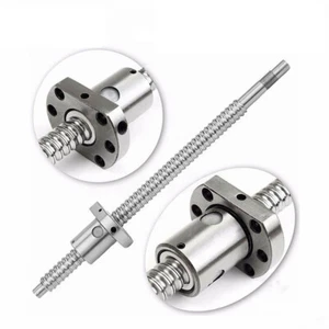 SFU1204 Asta per vite a sfera con dado basso rumore 200 mm -1550 mm BK/BF estremità lavorata a CNC - Foto 1 di 9