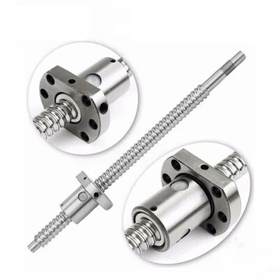 BULK MAN 3D SFU1204 Ball Screw Rod with Nut Low Noise 200mm -1550mm FK/FF CNC End Machined