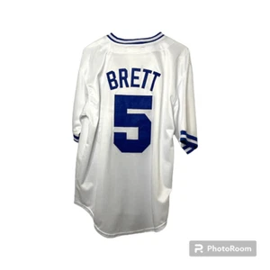 Mitchell & Ness George Brett Royals Cooperstown Jersey - Men's Size 48 - Picture 1 of 2