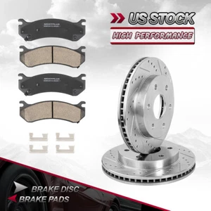 Pastillas de freno de rotores de disco delanteros 6 piezas para Silverado 1500 2002-06 Escalade 1999-2004 - Imagen 1 de 16