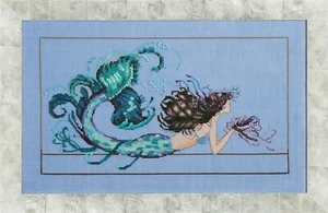 MD134 "MERMAID UNDINE"  Chart + Embellishment Pack+Caron - Picture 1 of 1