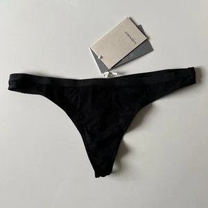 Icebreaker Women's Siren Merino Thong Black Underwear Size Large - Picture 1 of 3