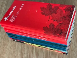 Lot of 16 different Air Canada timetables 1990-1999 timetable schedule - Picture 1 of 7