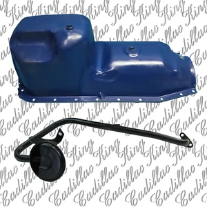 77 - 78 Cadillac Eldorado Oil Pan with pick up tube Rear dump pan 425CI - Picture 1 of 19
