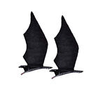 Spider Pair Clip Barrettes Black Devil Bat Hairpin Featival Headwear Cool Ca #