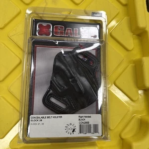 Galco Concealable Holster for Glock 26, 27, 33 Right Hand Black, Part # CON286B - Picture 1 of 2