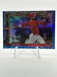 2025 Topps Holiday - Taylor Ward #H134 Blue Metallic Lights #H134 LA Angels - Bild 1 von 2