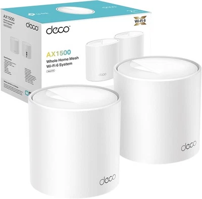 TP-Link Deco X10(2-pack) AX1500Mbps Whole Home Dual-Band Mesh WiFi 6 2 Pack  - Image 1 of 4
