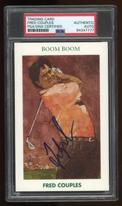 Fred Couples 1992 Mueller Golfs Greatest Firmado Automático PSA/DNA Asters - Imagen 1 de 2