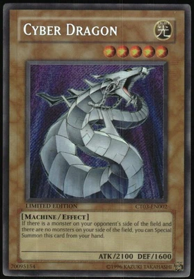 Yu-Gi-Oh! Collectors Tins Cyber Dragon 2006 CT03-EN002 Secret Rare Limited Ed - Image 1 of 2