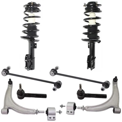 Control Arm Kit For 04-10 Chevy Malibu 05-09 Pontiac G6 Tie Rod Sway Bar Lower Foto 1 de 4