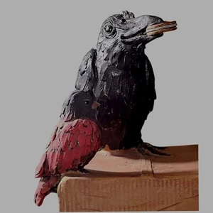Hennig Studios Camp Climax Boulder Creek Ca Crow Oh Susana Sculpture - Picture 1 of 9