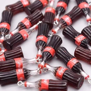 Coca Cola Bottle Charms Drink Coke Resin Cute Pendants DIY Jewellery Making - Picture 1 of 5