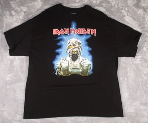 Iron Maiden Shirt Herren 2XL schwarz 2022 Powerslave Mummy Band Tee Heavy Metal Rock - Bild 1 von 6