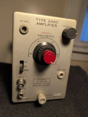 Amplificador Tektronix Tipo 2A60 Tubos 6dj8 Foto 1 de 4