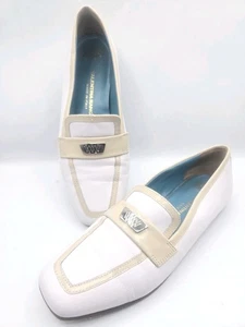 Valentina Rangoni weiße Damen-Lederhalbschuhe Größe 7M - Bild 1 von 7