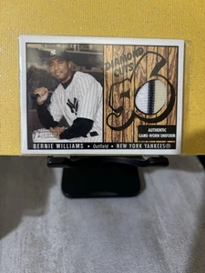 2003 Bowman Hertiage Diamond Cuts Bernie Williams Game-Worn Uniform #DC-BW - Bild 1 von 6