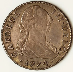 Spanien - 1721 S-CF Carlos III 4 Reales - NGC XF Details - SEHR ATTRAKTIVE 4 REALES - Bild 1 von 4