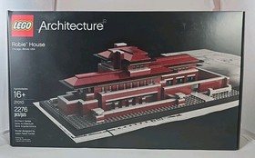 LEGO ARCHITECTURE ROBIE HOUSE 21010 - COMPLETE WITH ORIGINAL BOX AND MANUAL