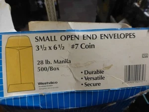 Neu, 1 Pfund kolumbianische 3 1/8" x 5 1/2" gummierte Siegel Münze Samen etc.. Briefumschläge - Bild 1 von 5