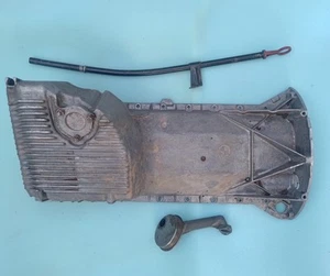 BMW E34 M50 OIL PAN SUMP PICKUP & DIPSTICK TUBE M52 M54 FAST SHIP E30 24V SWAP - Picture 1 of 10