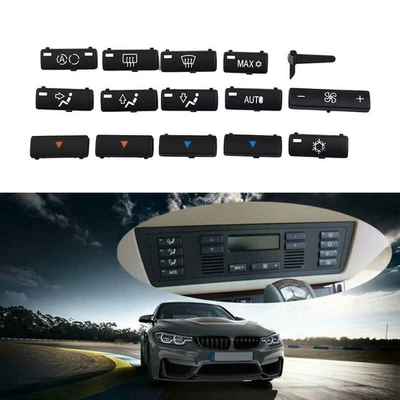 Switch Ac climate control For X5/E53 E39 Interior Black 14pcs Accessories - Image 1 of 4