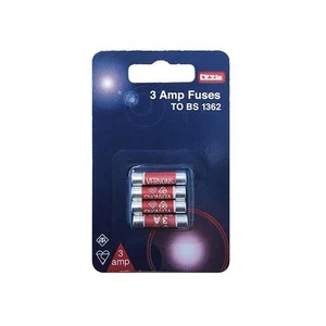 Dencon 3A Electrical Fuse Pack of 4 DCN1003 - Bild 1 von 1