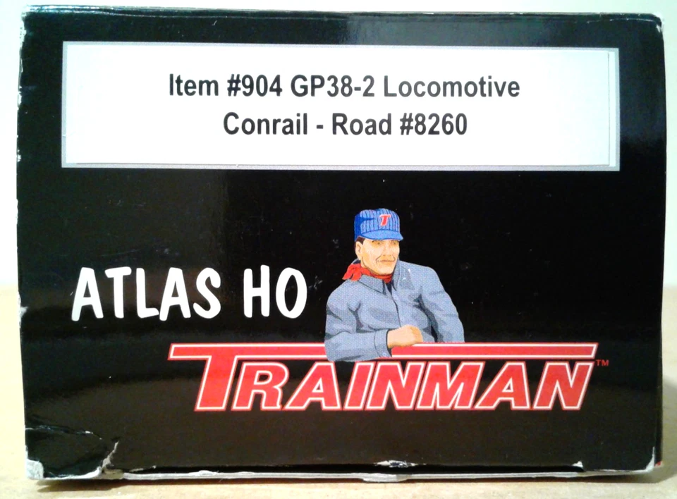 HO SCALE ATLAS EMD GP38-2 CONRAIL #8260 904 - Image 1 of 4