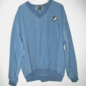 Vintage Jantzen Mens Golf Jacket Windbreaker Pullover w/ Pockets  Blue  size XL  - Picture 1 of 4