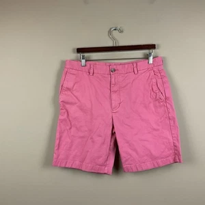 Vineyard Vines Breaker Shorts Mens 34 X 9 Pink Preppy Stretch Cotton Spandex - Picture 1 of 10