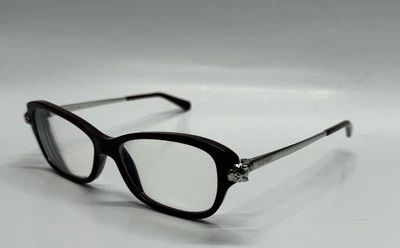 Cartier CT0067O 001 Burgundy/Silver Square Women's Eyeglasses - Image 1 of 4