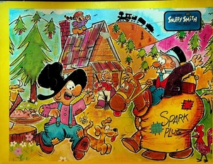 Snuffy Smith Inlaid Tray Puzzle Barney Google Jaymar Spark Plug - Picture 1 of 1