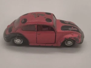 VW 1302 VW KÄFER ROT SCHWARZ SCHUCO MODELL 1:66 No.818 GERMANY 70ERJAHRE - Bild 1 von 6
