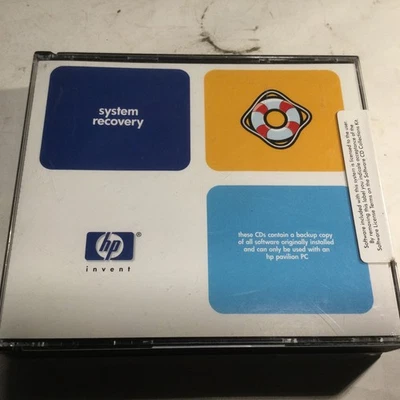 HP Pavilion Home PC System Recovery Software 3 CD Set in Case - Image 1 of 4