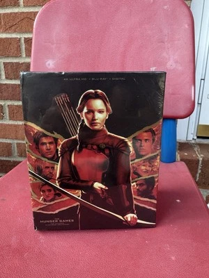 Hunger Games Ultimate Collection Steelbook 4K UHD  Blu Ray Boxset. OOP** - Image 1 of 4
