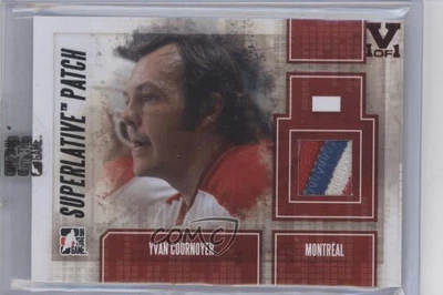 2012-13 ITG Superlative Volume 3 Onyx Vault Ruby 1/1 Yvan Cournoyer Patch HOF - Image 1 of 2