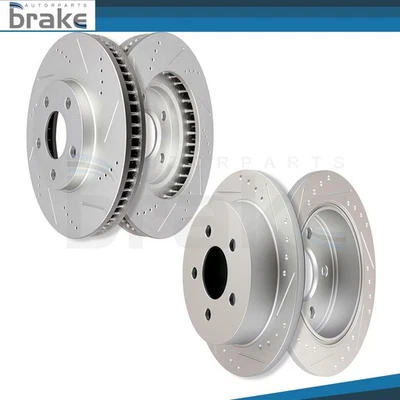 Front 302.8mm Rear 278mm Brake Rotors Discs For 2000 2001-2004 Chevrolet Impala - Image 1 of 4