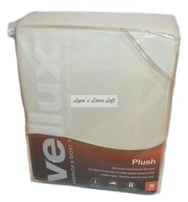 Cobertor Vellux Pelúcia Micro Mink Marfim King Novo Macio 108" X 90" - Imagem 1 de 4