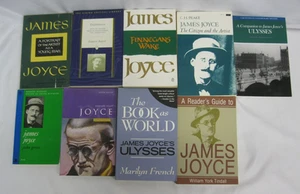 James Joyce 9 Book Lot Portrait Dubliners Finnegan's Wake Biography Readers - Picture 1 of 4