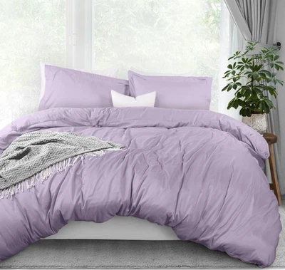 Duvet Cover Queen Size - 3 Piece with Zipper Closure - 1 Comforter Cover 90X9... - Image 1 of 4