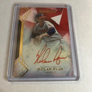 2020 Topps Diamond Icons Nolan Ryan Red Autograph 2/5 On Card Red Ink Auto - Picture 1 of 4