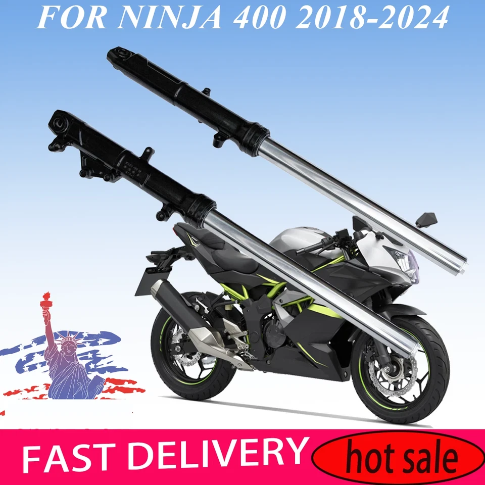Nueva suspensión de horquilla amortiguador delantero para KAWASAKI NINJA 400 EX400 2018-2024 Foto 1 de 4
