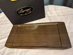 PYREX 1970s Brown (Woodgrain look) plastic serving tray - Picture 1 of 4