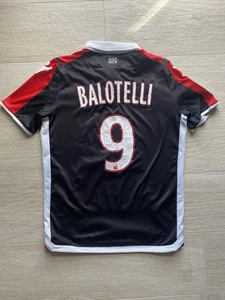 Maglia Calcio #9 Balotelli Nice OGC Nizza Official Macron Football Shirt Jersey - Foto 1 di 17